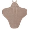 Couverture nomade Bunny Cloudy Rib Milky Coffee Jollein Produit 5