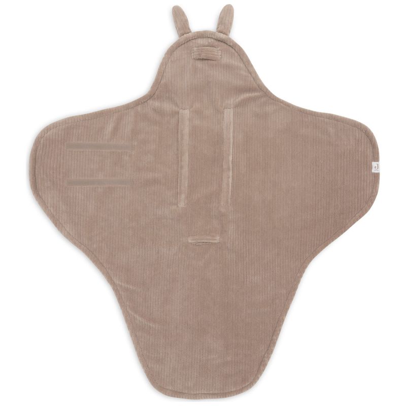 Couverture nomade Bunny Cloudy Rib Milky Coffee Jollein Produit 5