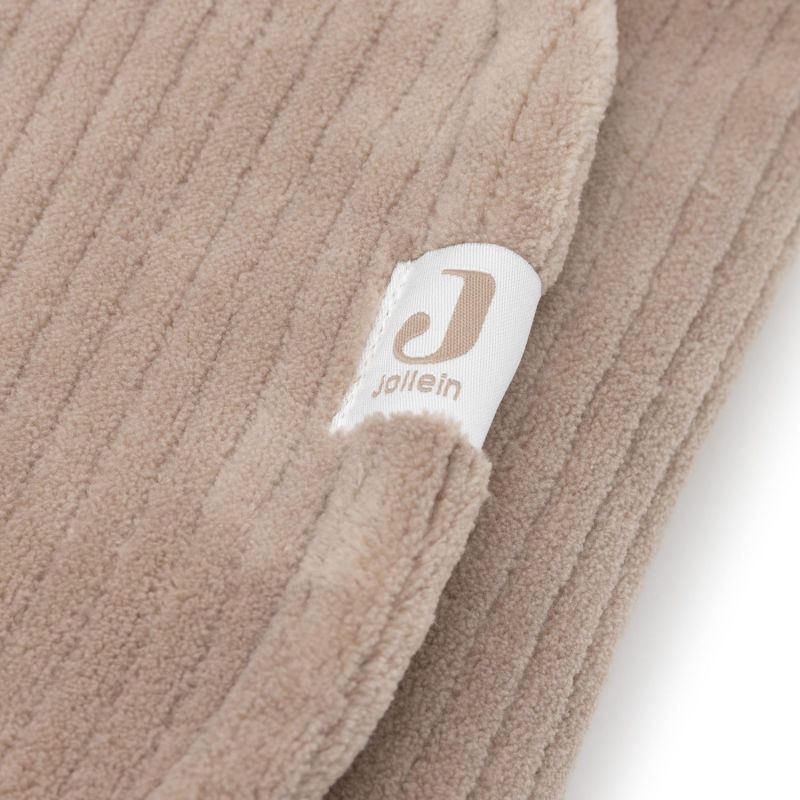 Couverture nomade Bunny Cloudy Rib Milky Coffee Jollein Produit 7
