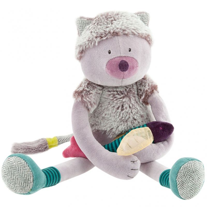 Peluche chat Chamalo (34 cm) Moulin Roty