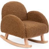 Fauteuil à bascule enfant Teddy marron