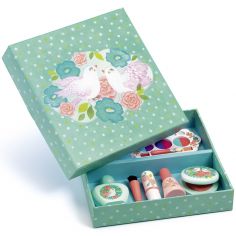 Coffret en bois Maquillage aux oiseaux
