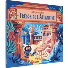 Livre jeu A la poursuite du Trésor de l'Atlantide  par Auzou Editions