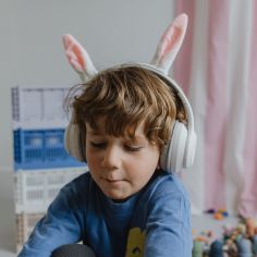 Casque Audio Bluetooth KIDYEARS Lapin oreilles aimantées