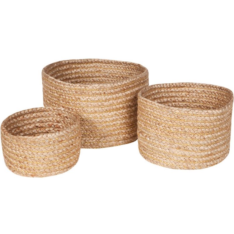 Lot de 3 paniers de rangement Abha (40 cm) Nattiot Produit 1 grande taille