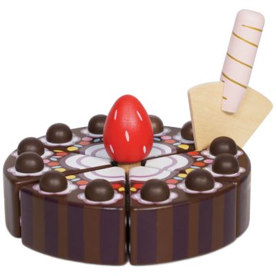 Gâteau au chocolat en bois FSC