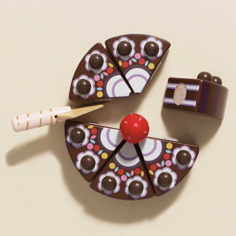 Gâteau au chocolat en bois FSC Le Toy Van Ambiance 5