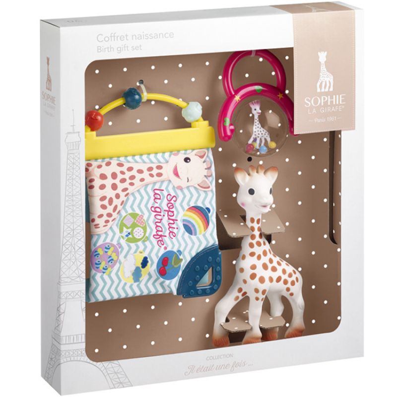 Coffret hochet + livre d'éveil Sophie la girafe Il était une fois Sophie la girafe Produit 1 grande taille