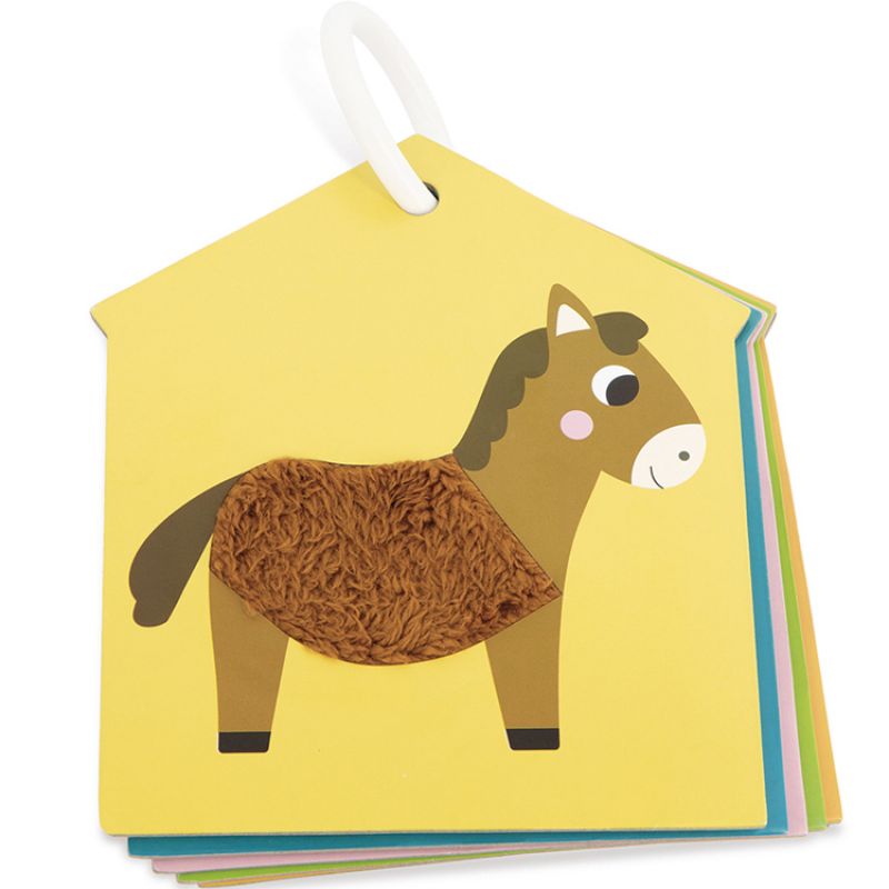 Cartes imagier tactiles La Ferme Janod