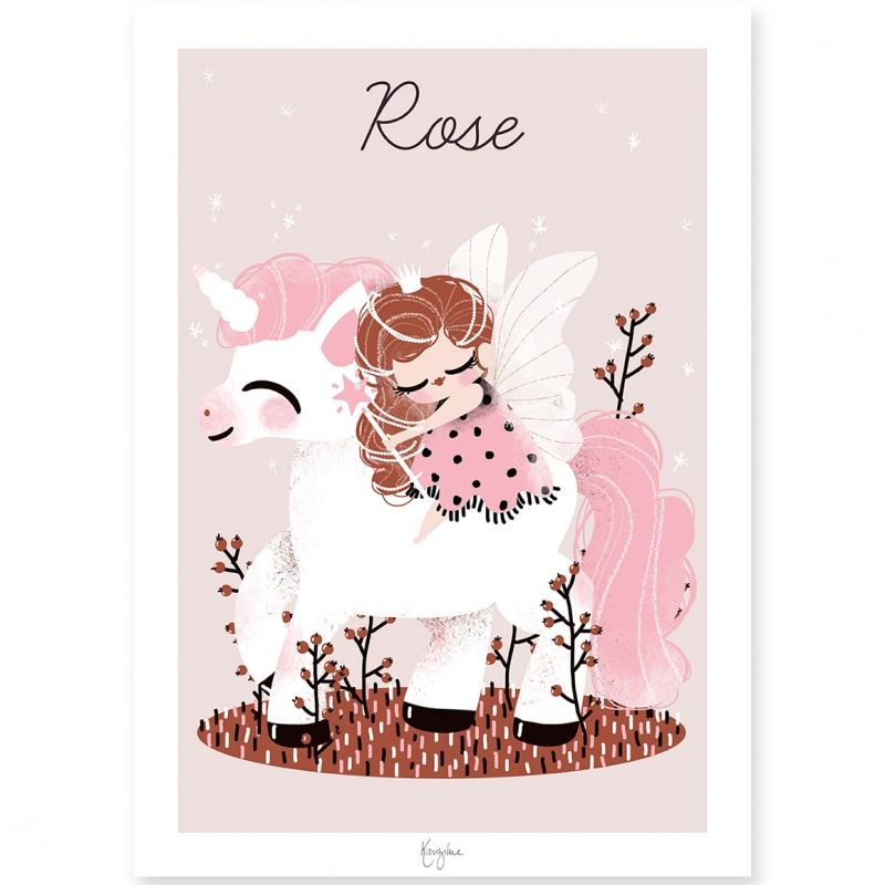 Affiche A3 Les précieuses La fée (personnalisable) Kanzilue