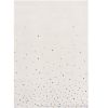 Tapis rectangulaire Confettis blanc (80 x 150 cm) - AFKliving