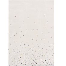 Tapis rectangulaire Confettis blanc (80 x 150 cm)  par AFKliving