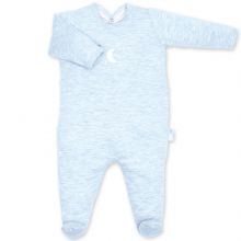 Pyjama léger terry Bmini bleu clair à points frost (6-12 mois : 67 à 74 cm)  par Bemini