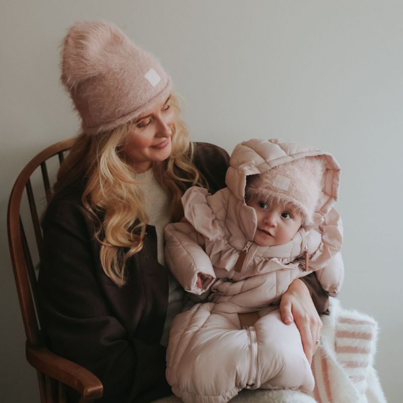 Combinaison pilote convertible Powder Pink (0-6 mois) Elodie Details Ambiance 2
