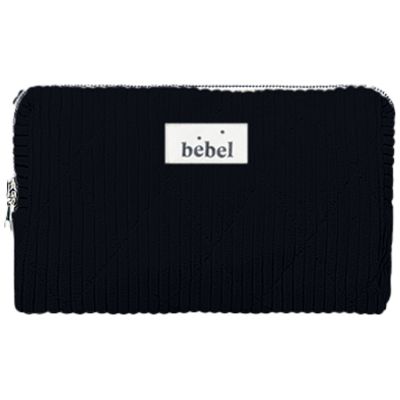 Trousse de toilette mini Velours noir BEBEL