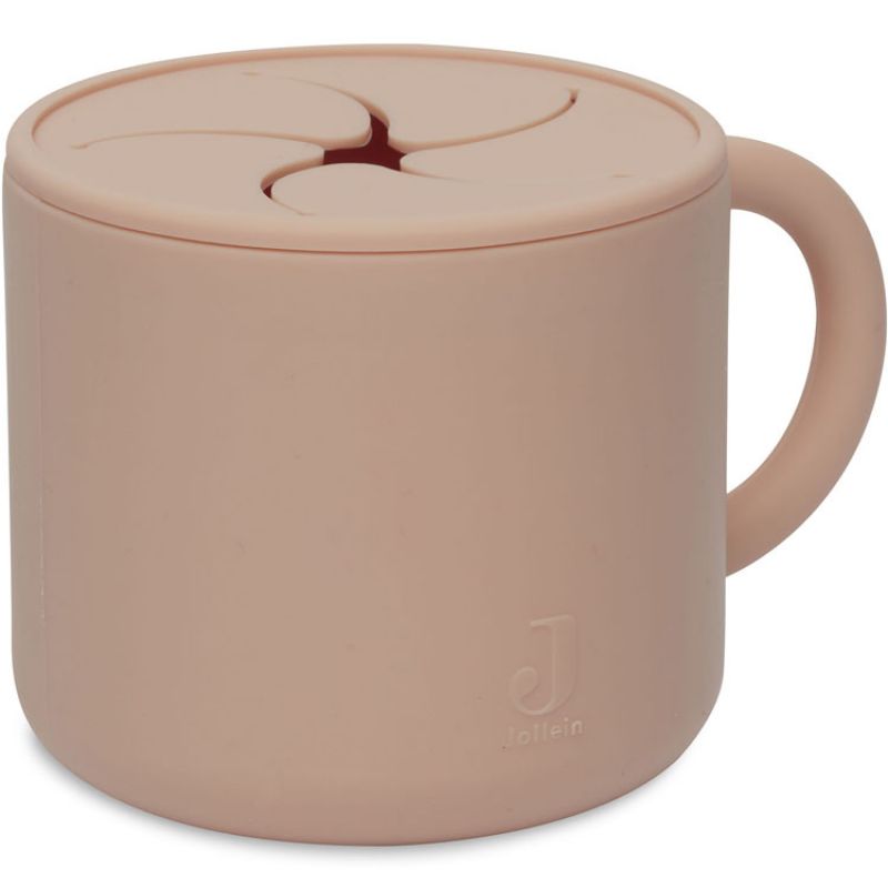 Tasse à goûter en silicone Pale Pink Jollein