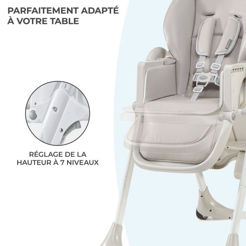 Chaise haute Yummy Grey Kinderkraft Produit 5