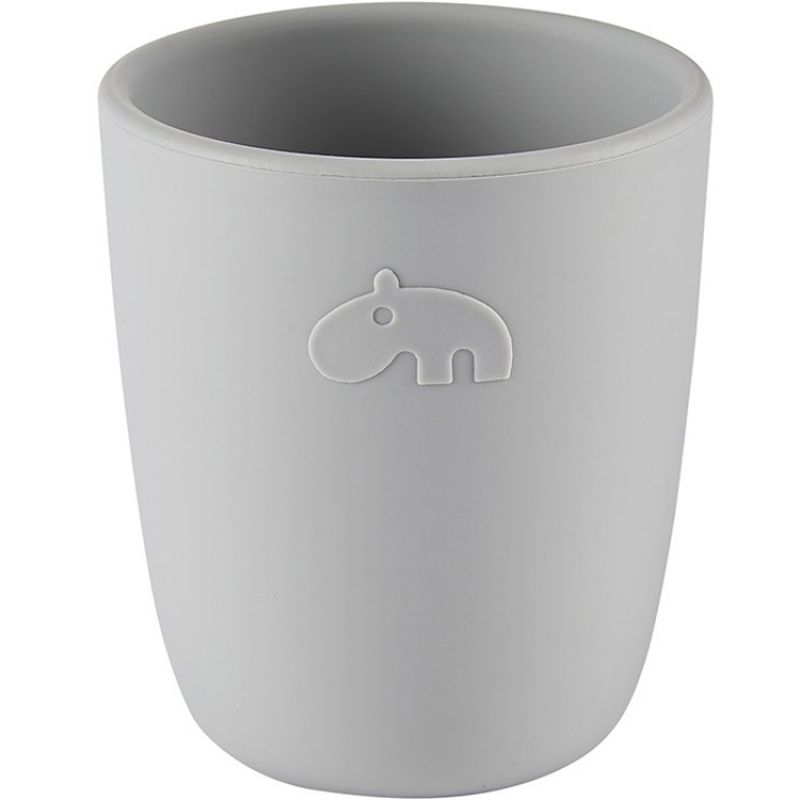 Gobelet en silicone Ozzo hippopotame gris (160 ml) Done by Deer