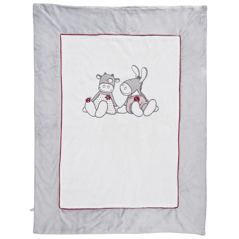 Couverture veloudoux Paquito et Lolita (75 x 100 cm) Noukie's
