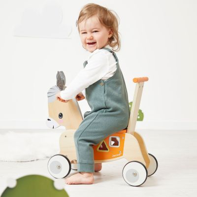 Porteur en bois Âne Ferme