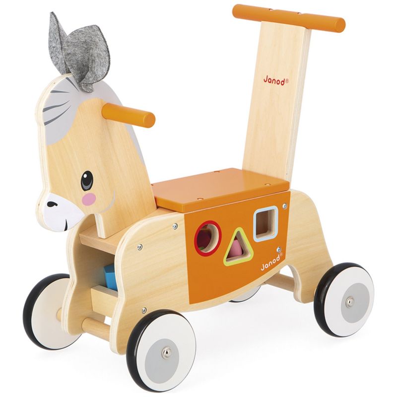 Porteur en bois Âne Ferme Janod Produit 3