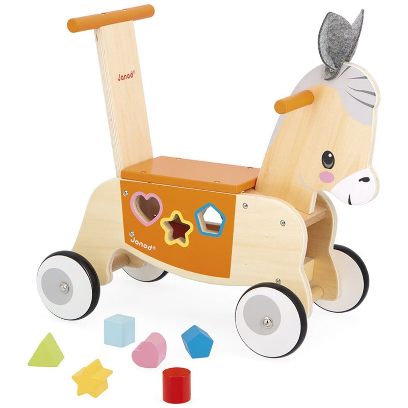 Porteur en bois Âne Ferme Janod Produit 4