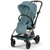 Poussette Compacte et Rotative Eezy S Twist+2 Châssis Taupe et Siège Stormy Blue Cybex Produit 6