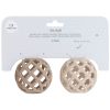 Lot de 2 balles de préhension Clay-Warm Linen Baby's Only Packaging 7