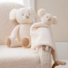 Maxi doudou attache sucette Teddy Souris Ecru  par Nattou