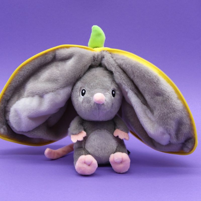 Peluche Les Flipetz Rocket la souris-citron Les Déglingos Ambiance 8