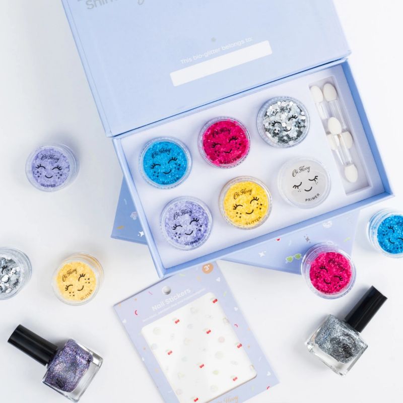 Coffret de maquillage paillettes Disco Fever Oh Flossy Ambiance 2
