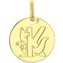 Médaille K comme kangourou (or jaune 750°)  par Maison Augis
