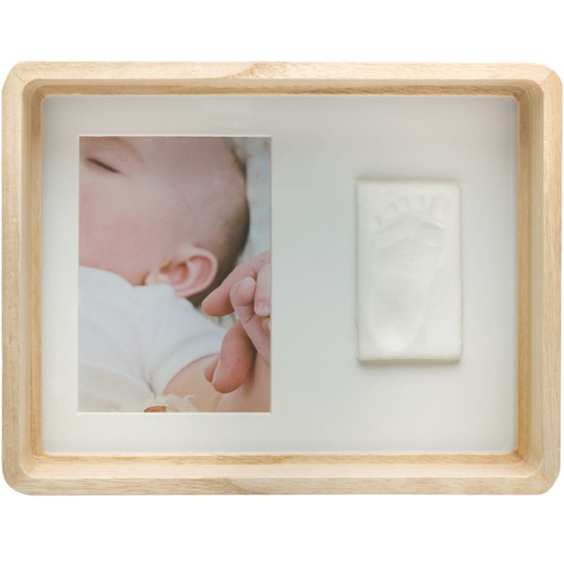 Cadre empreinte 3D en bois Baby Art