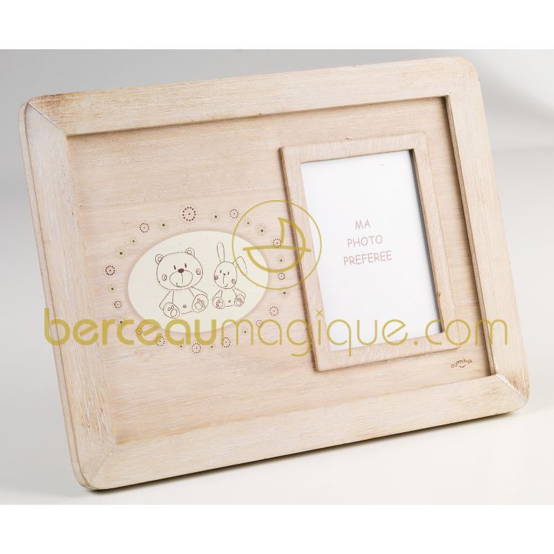 Cadre photo Rabbit & Bear (22cm x 30cm) Domiva