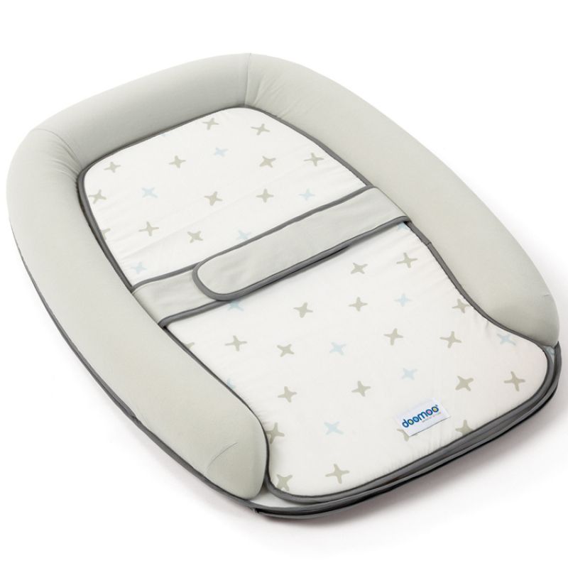 Matelas à langer Cosy Care doomoo gris et bleu Babymoov