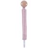 Attache-sucette en gaze de coton rayé vieux rose BB & Co Produit 1