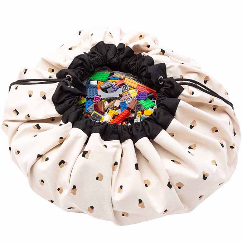 Sac à jouets 2 en 1 Printed Colors Tache de peinture Play&Go