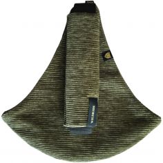Porte bébé enfant en velours côtelé Olive Rib - Wildride