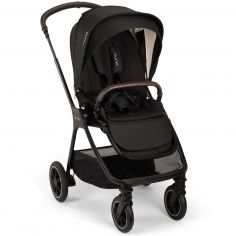 Poussette TRIV NEXT Caviar effet cuir chocolat - Nuna