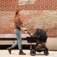 Poussette TRIV NEXT Caviar effet cuir chocolat