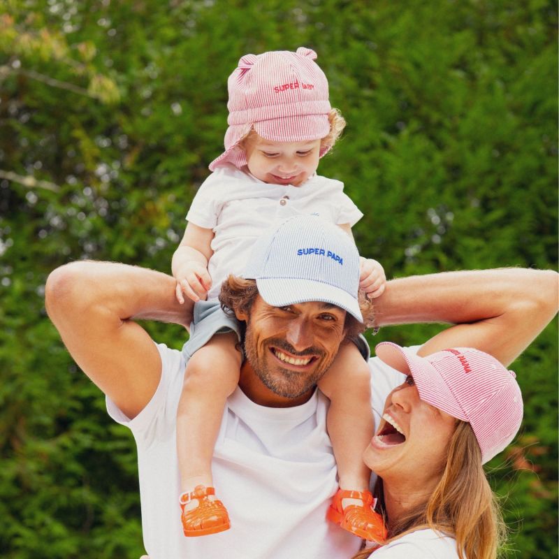 Casquette adulte Marinière Super Papa bleu (tour de tête 56-61 cm) Chamaye Ambiance 5