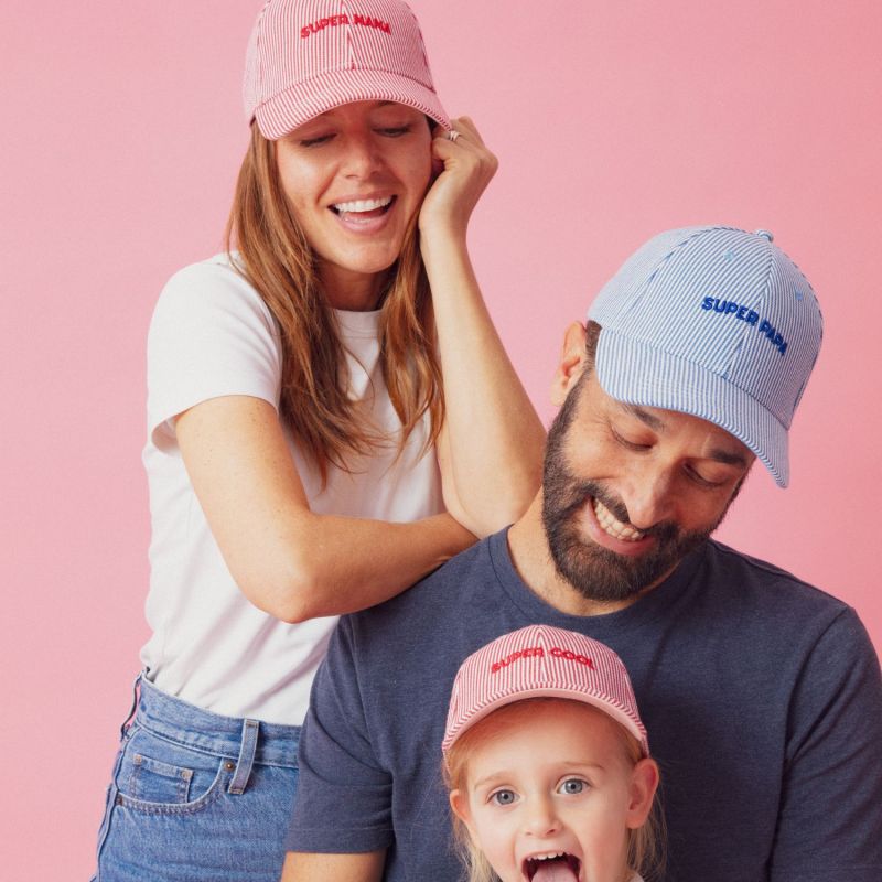 Casquette adulte Marinière Super Papa bleu (tour de tête 56-61 cm) Chamaye Ambiance 6
