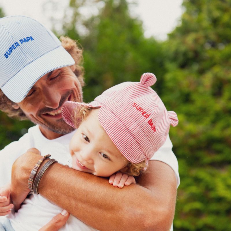 Casquette adulte Marinière Super Papa bleu (tour de tête 56-61 cm) Chamaye Ambiance 7