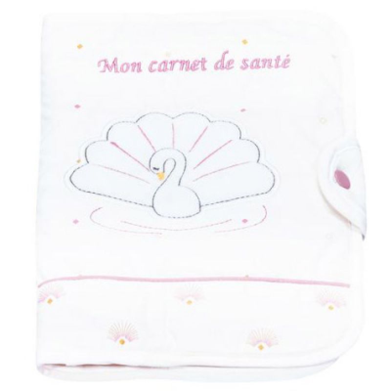 Protège carnet de santé cygne Baby Swan Sauthon