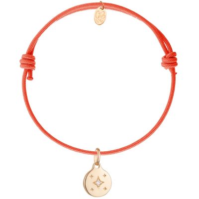 Bracelet Mini Étoile Cristal personnalisé (plaqué or 18 carats)
