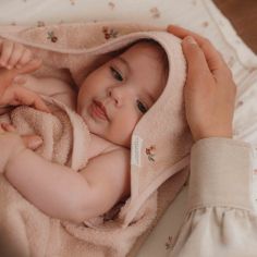 Cape de bain brodée Blossom (75 x 75 cm)