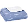 Couverture en coton bio oceanic deep sea (120 x 120 cm) - Aden + anais
