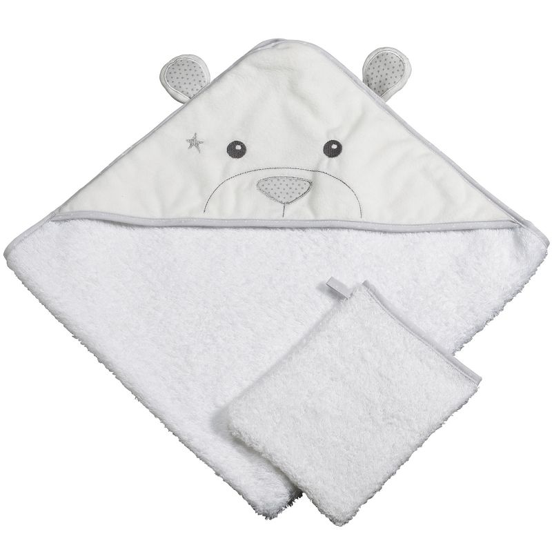 Cape de bain et gant Céleste (75 x 75 cm) Sauthon