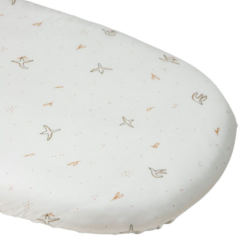 Drap housse en coton bio pour landau L'Envolée (76 x 30 cm) Kadolis Produit 1