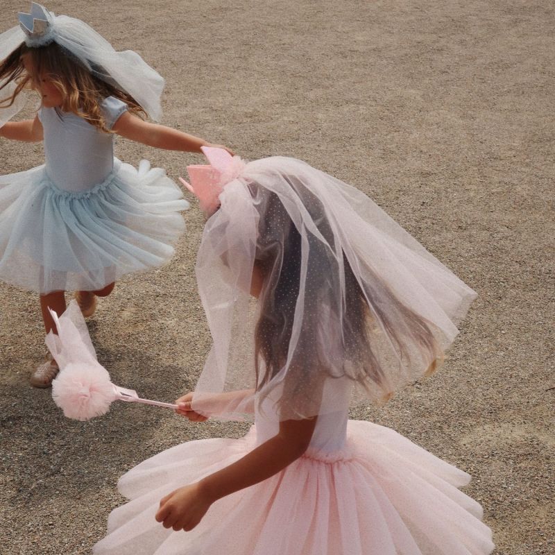 Déguisement princesse et couronne Cloud Pink (3-4 ans) Konges Slojd Ambiance 4